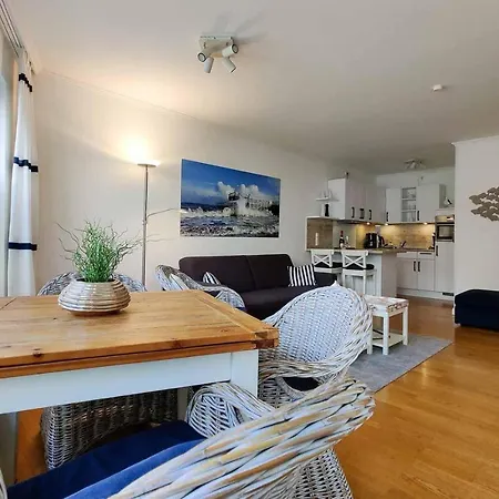 アパート Ferienwohnung-25-mit-meerblick-in-der-residenz-meeresbrandung クックスハーフェン